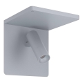 Eglo 67564 - Applique murale avec étagère CIGLIE LED/8,1W/230V gris