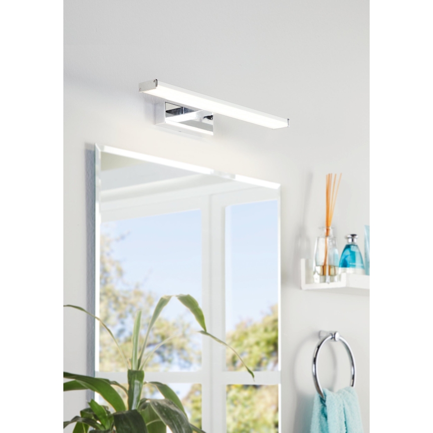 Eglo 74051 - Éclairage de miroir salle de bain GALENZANA LED/7,4W/230V 4000K 40 cm IP44 chrome brillant