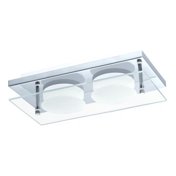 Eglo 75327 - Plafonnier LED ABIOLA 2xLED/6W/230V, chrome poli
