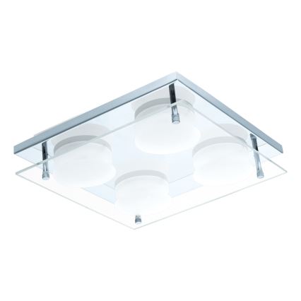 Eglo 75329 - LED-plafondlamp ABIOLA 4xLED/6W/230V glanzend chroom
