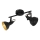 Eglo 75512 - Opbouwspot THORNTON 2xE14/28W/230V zwart/goud