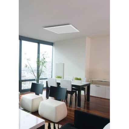 Eglo 75525 - Plafonier RGBW à intensité variable SALOBRENA LED/12W/230V + télécommande