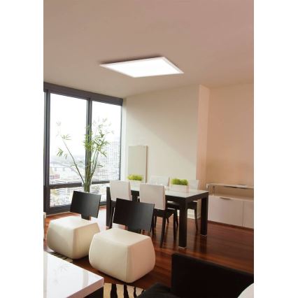Eglo 75525 - Plafonier RGBW à intensité variable SALOBRENA LED/12W/230V + télécommande