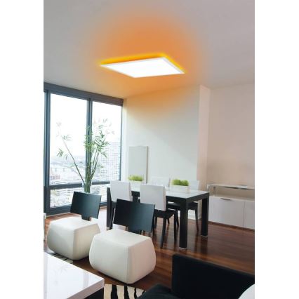 Eglo 75525 - Plafonier RGBW à intensité variable SALOBRENA LED/12W/230V + télécommande