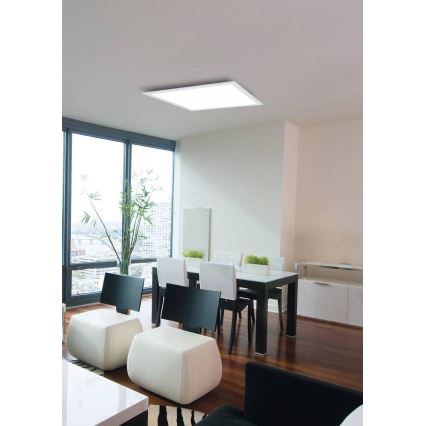 Eglo 75525 - Plafonier RGBW à intensité variable SALOBRENA LED/12W/230V + télécommande