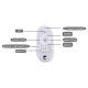 Eglo - Dimbaar LED Paneel LED/25W/230V 2700-5000K + afstandsbediening
