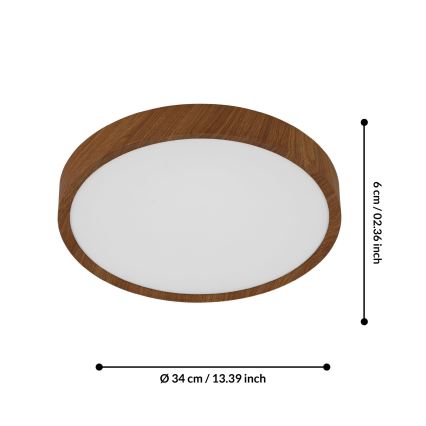 Eglo - LED Plafondlamp LED/14,6W/230V