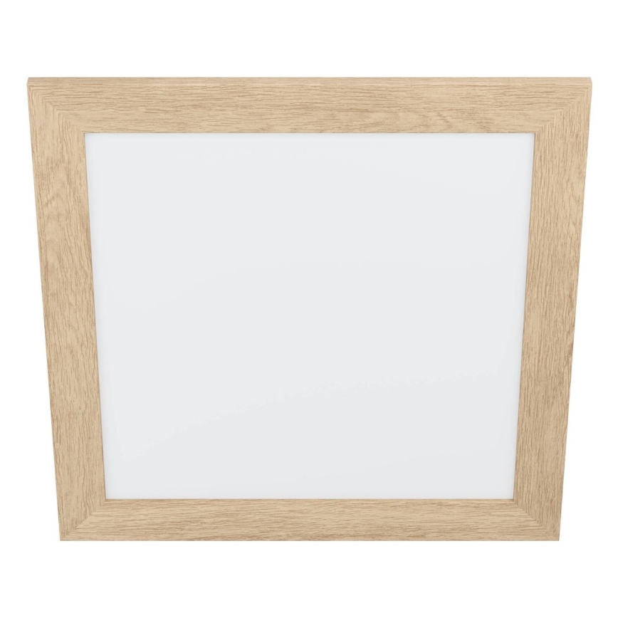Eglo 75643 - LED plafondlamp CALEMAR LED/19W/230V 4000K 43,7x 43,7 cm bruin