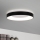 Eglo 75661 - Dimbare LED Plafondlamp JUTIO 4xLED/8,1W/230V zwart + afstandsbediening