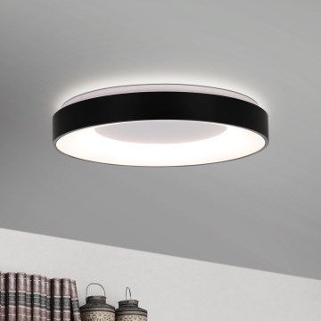 Eglo 75661 - Plafonnier à intensité variable LED JUTIO 4xLED/8,1W/230V noir + télécommande