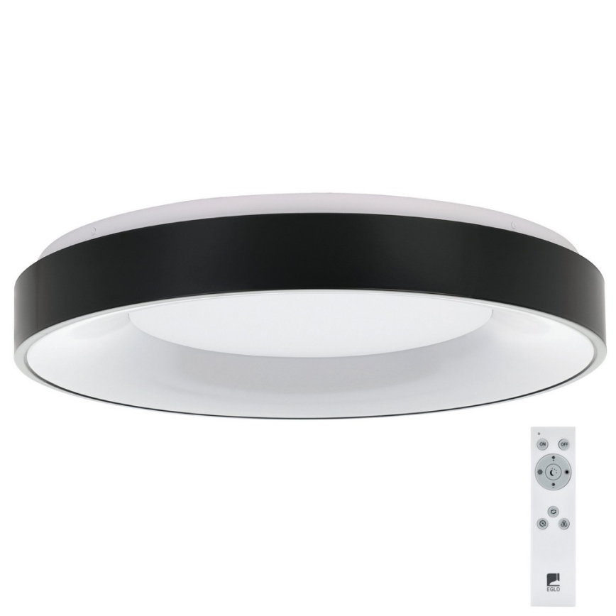 Eglo 75661 - Plafonnier à intensité variable LED JUTIO 4xLED/8,1W/230V noir + télécommande