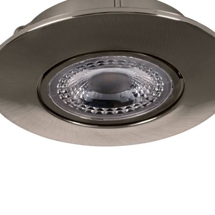 Eglo 75765 - LOT 3x Spot encastrable ZUJAR LED/3,4W/230V chrome mat
