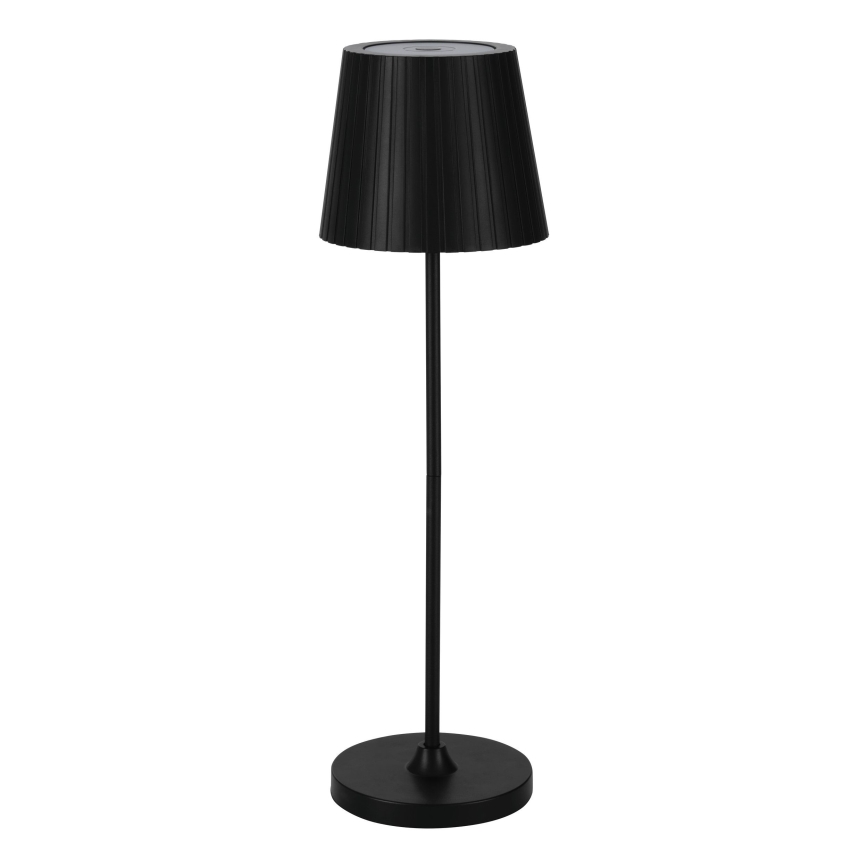 Eglo - Lampe de table d'extérieur LED dimmable rechargeable LED/3,8W/5V 2400/3000/4000K 2000 mAh IP44 noire