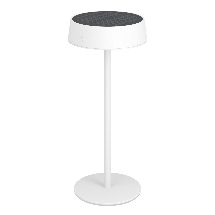 Eglo - Dimbare zonne-oplaadbare tafellamp met aanraakbediening LED/3W/5V 3000-6000K 1800 mAh IP44 wit