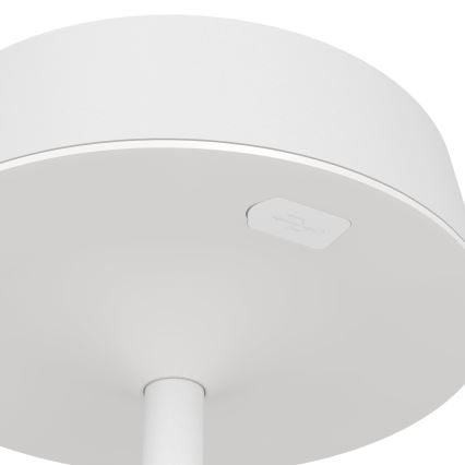 Eglo - Dimbare zonne-oplaadbare tafellamp met aanraakbediening LED/3W/5V 3000-6000K 1800 mAh IP44 wit