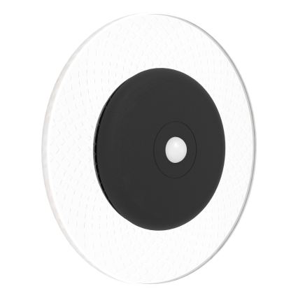 Eglo - Applique murale LED RGBW dimmable, rechargeable, avec capteur de mouvement et crépusculaire LED/5V 2000 mAh, noire + télécommande