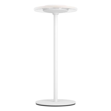 Eglo - LED RGBW dimbare oplaadbare aanraaktafellamp LED/5V 2000 mAh wit