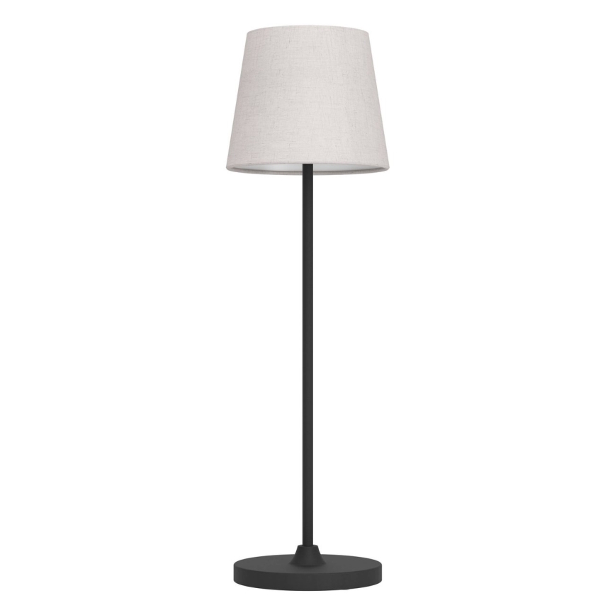 Eglo - Lampe de bureau LED tactile dimmable rechargeable LED/3,8W/5V 2400/3000/4000K 2000 mAh noire/crème
