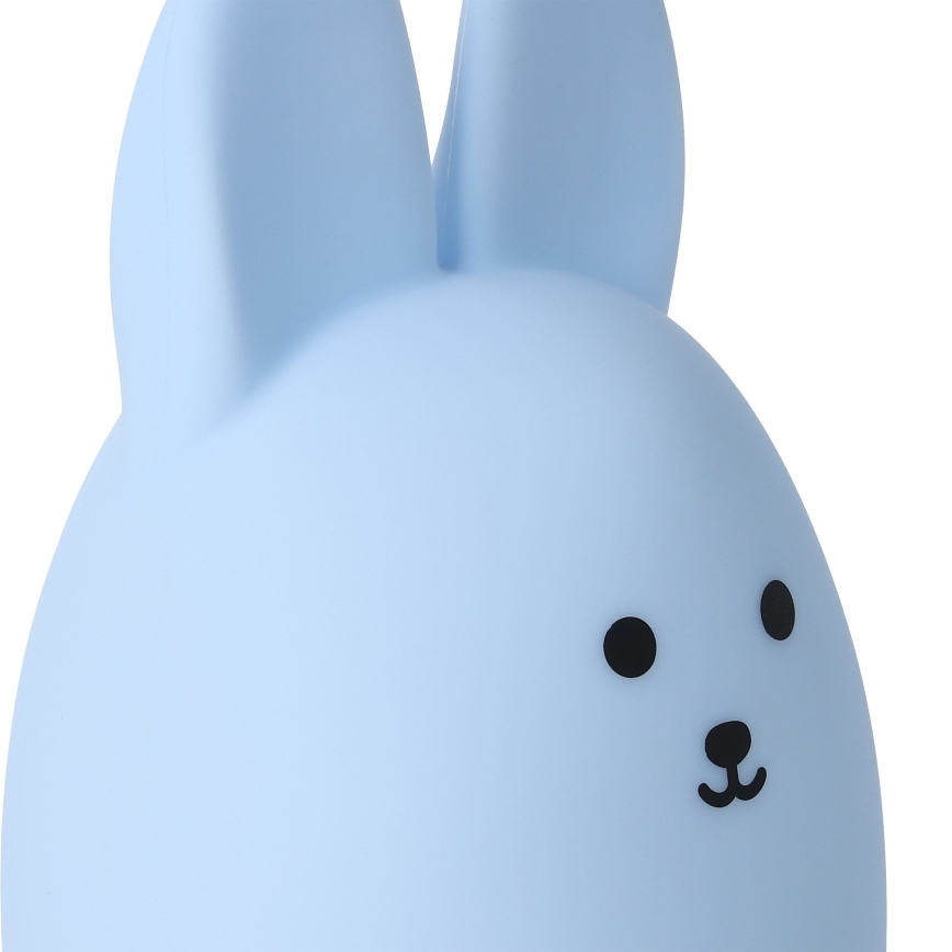 Eglo - Veilleuse tactile rechargeable LED RGBW pour enfants 5W/5V 1200 mAh, motif lapin