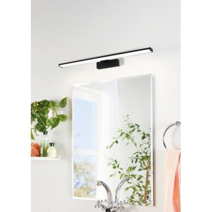 Eglo 780431 - LED Badkamer spiegelverlichting BETETA LED/11W/230V 60 cm IP44 zwart