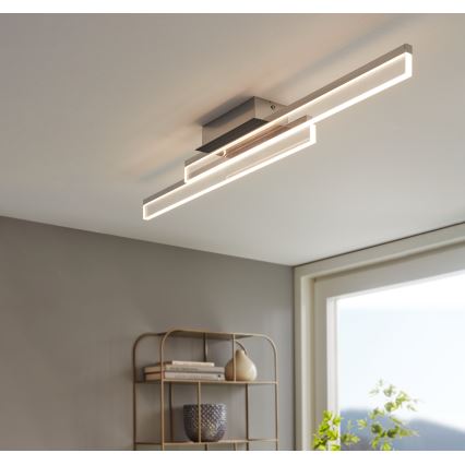 Eglo 780433 - Plafonnier salle de bain YANGUAS 2xLED/11W/230V 3000K IP44 chrome mat