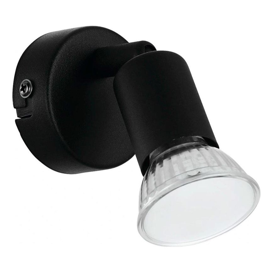Eglo 780457 - Spot mural LED ESCALERA 1xGU10/2,8W/230V 3000K noir