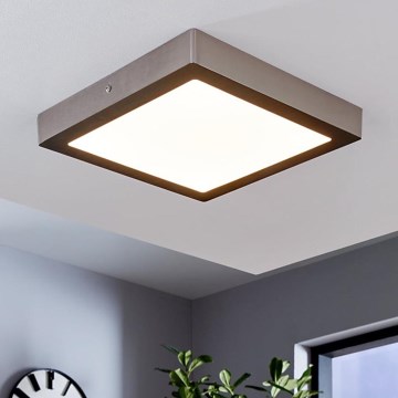 Eglo 78218 - LED plafondlamp FUEVA LED/22W/230V 30x30 cm mat chroom