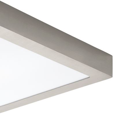 Eglo 78218 - Plafonnier LED FUEVA LED/22W/230V 30x30 cm chrome mat