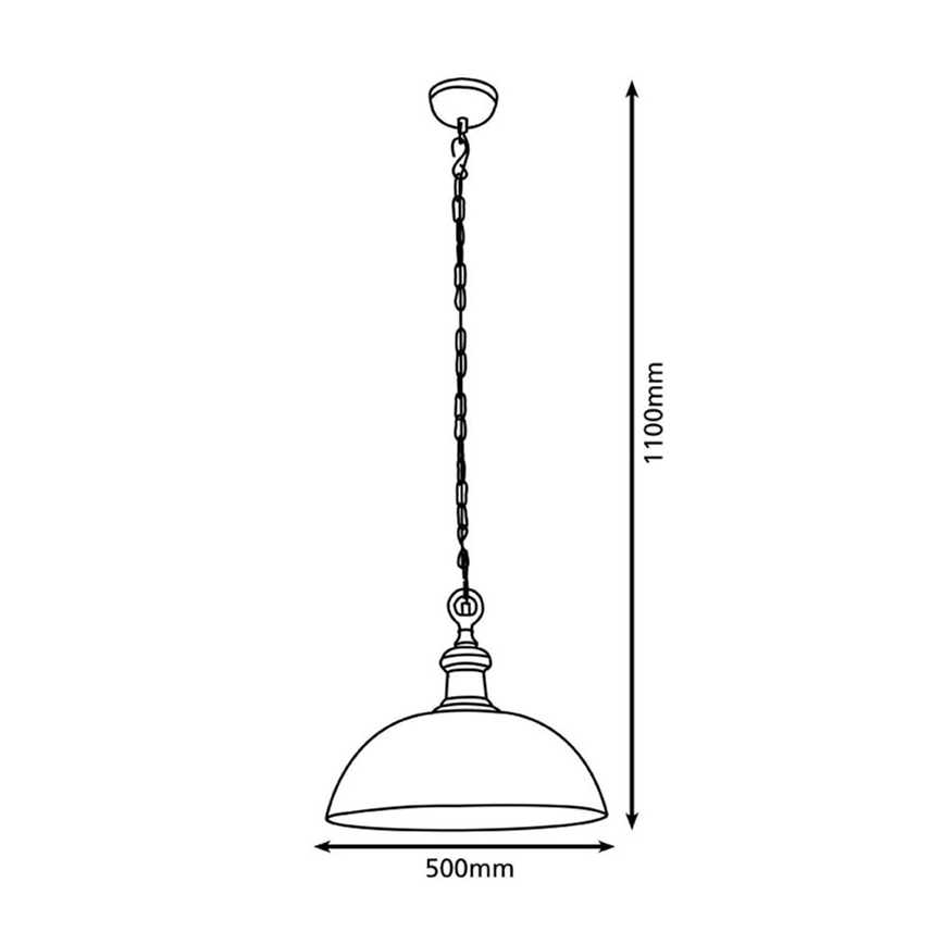 Eglo 78301 - Hanglamp aan koord EASINGTON 1x E27 / 60W / 230V