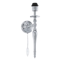 Eglo 78317 - Applique murale BEDWORTH 1xE27/60W/230V, chrome brillant