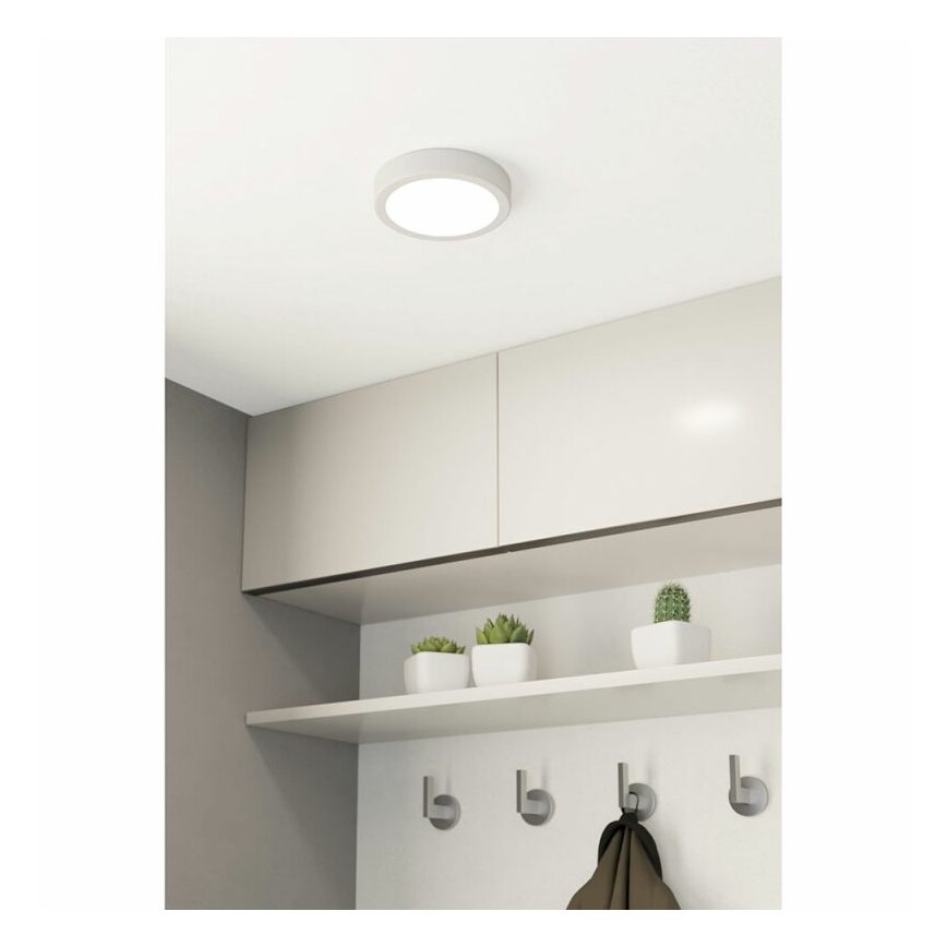Eglo 78667 - Plafonnier LED FUEVA LED/11W/230V Ø 16 cm blanc