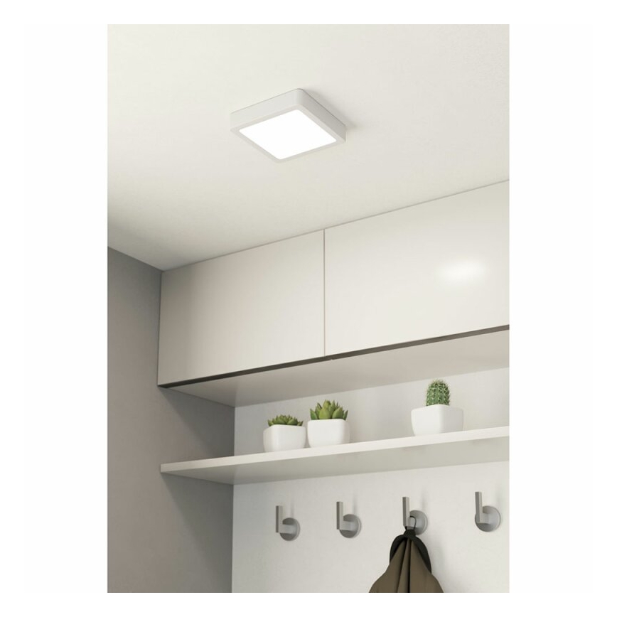 Eglo 78678 - LED plafondlamp FUEVA LED/11W/230V 16x16 cm wit