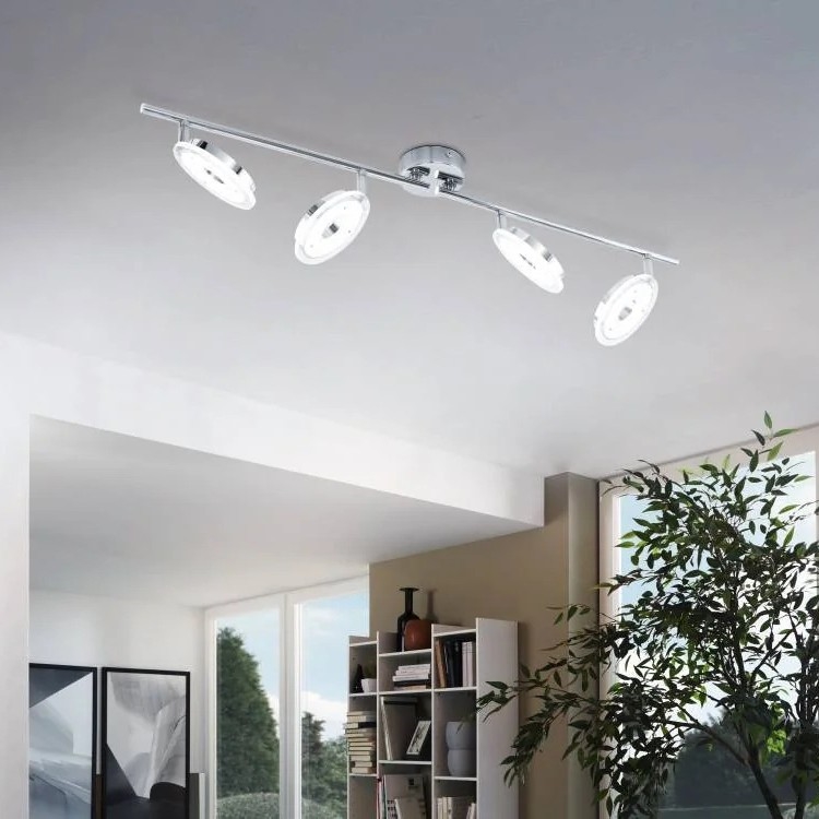 Eglo 78684 - LED-plafondspot DORNES 4xLED/4,5W/230V glanzend chroom