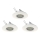 Eglo 78704 - SET 3x LED Hang plafondverlichting PENETO 1xGU10/3,3W/230V wit