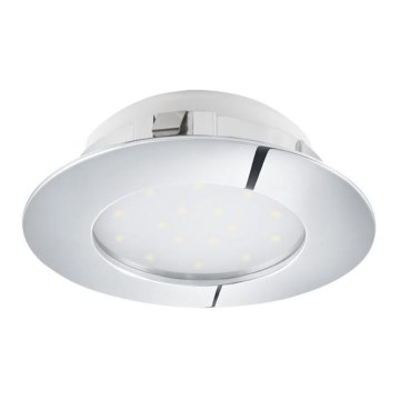 Eglo 78748 - Dimbare LED hangende plafond verlichting PINEDA LED/12W/230V glanzend chroom