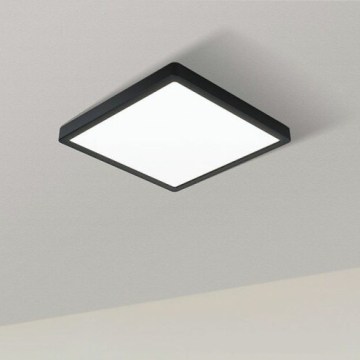 Eglo 78814 - LED Plafondlamp FUEVA LED/17W/230V 21x21 cm zwart
