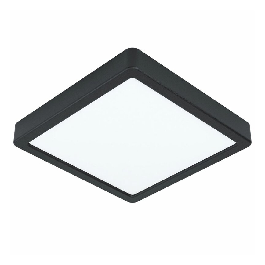 Eglo 78814 - LED Plafondlamp FUEVA LED/17W/230V 21x21 cm zwart