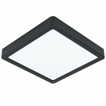 Eglo 78814 - plafonnier LED FUEVA LED/17W/230V 21x21 cm noir