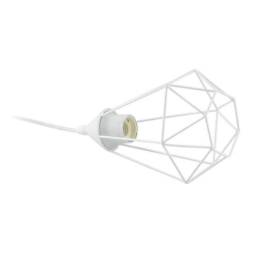 Eglo 79085 - Tafellamp BYRON 1xE27/40W/230V wit