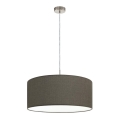 Eglo 79126 - Hanglamp aan koord PASTERI 1xE27/60W/230V bruin