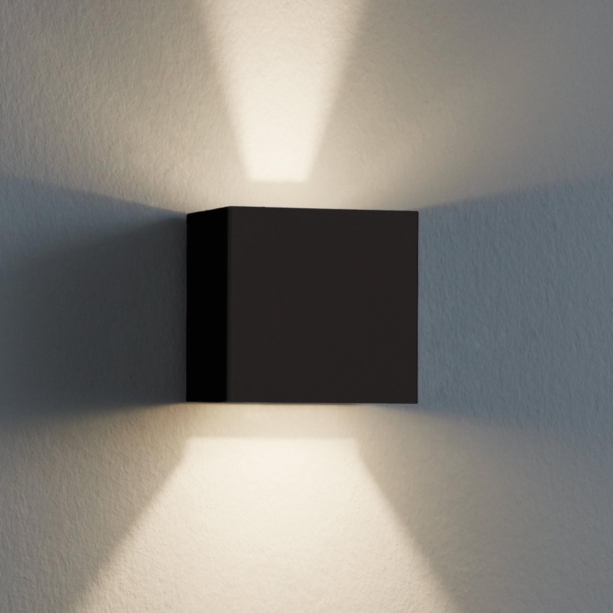 Eglo 79215 - Applique murale extérieure CALPINO 2xLED/3,3W/230V 3000K IP54 noir