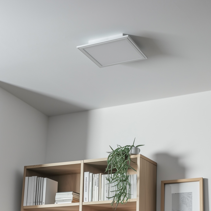 Eglo 79322 - Plafonnier à intensité variable SALOBRENA LED/16W/230V 4000K 30x30 cm blanc