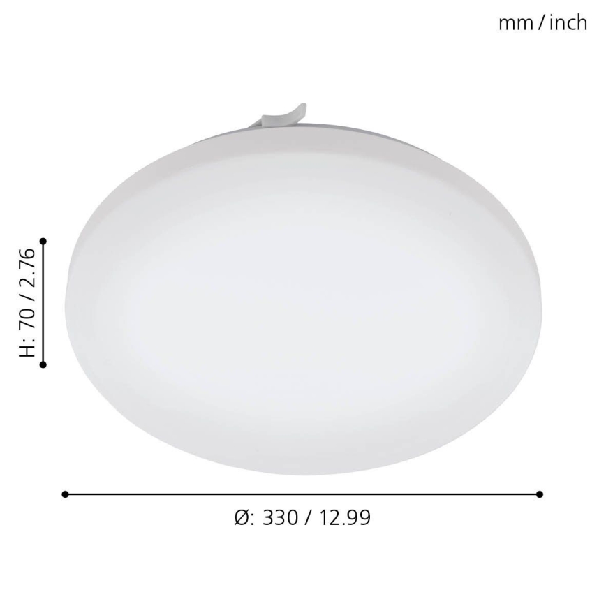 Eglo 79523 - Plafonnier salle de bain TUSCOLA LED/14,6W/230V IP44