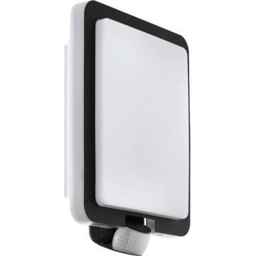 Eglo 79546 - Applique murale d'extérieur avec détecteur MUSSOTTO 1xE27/28W/230V IP44
