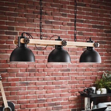 Eglo 79896 - Hanglamp aan een ketting LUBENHAM 3xE27/28W/230V