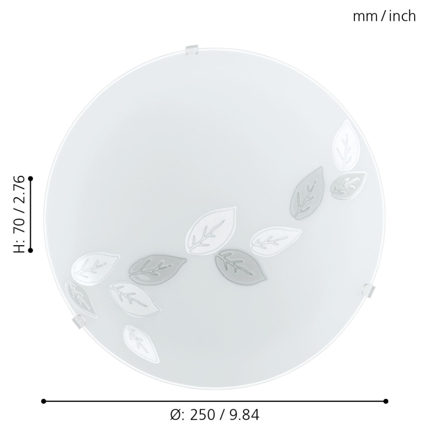 Eglo - Plafondlamp 1xE27/25W/230V