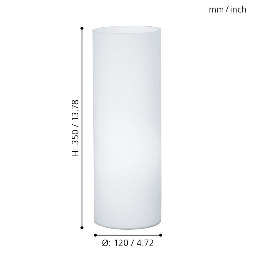 Eglo - Tafellamp 1xE27/60W/230V