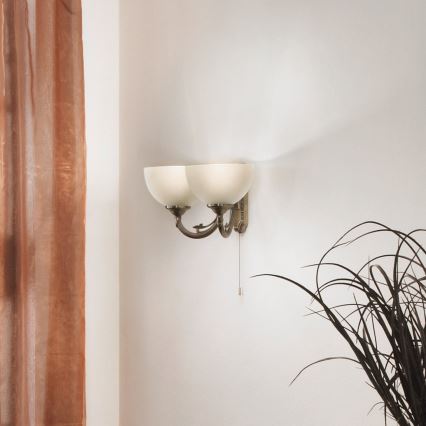 EGLO - Wandlamp 2xE14/40W/230V