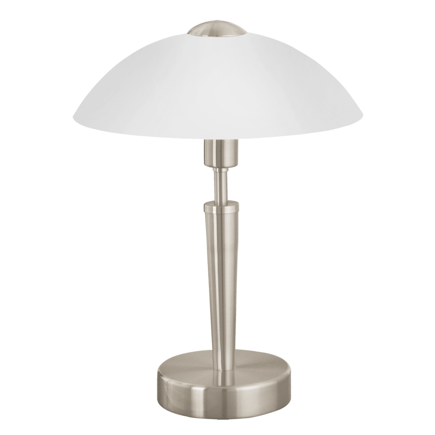 EGLO 85104 - lampe de table SOLO 1 1xE14/60W/230V nickel mat/satin