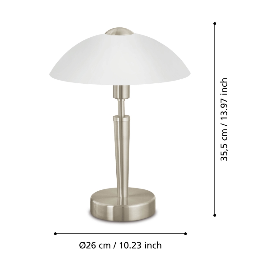 Eglo – Lampe de table à intensité variable 1×E14/40W/230V